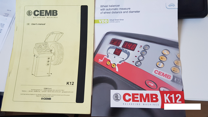 Däckbalanseringsmaskin