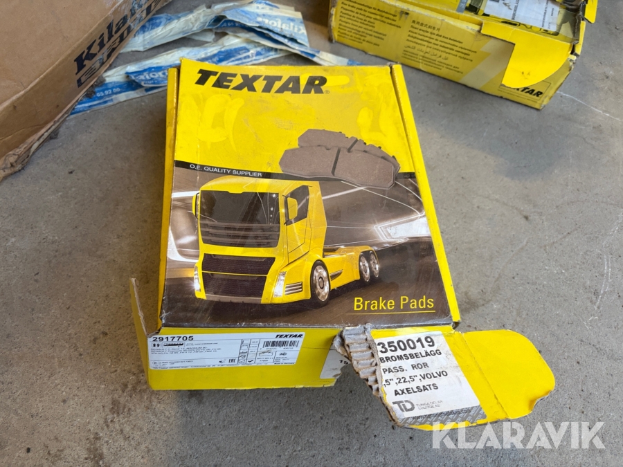 Bromsbelägg ROR För Ror-axlar 1st sats