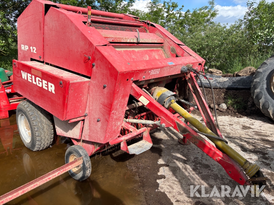 Balpress Welger RP12 med kraftaxel