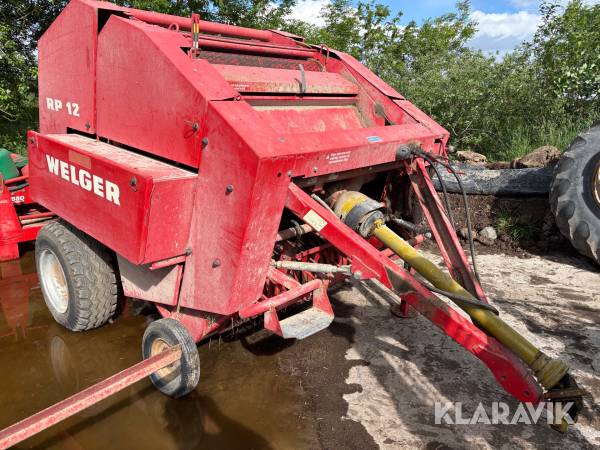 Balpress Welger RP12 med kraftaxel