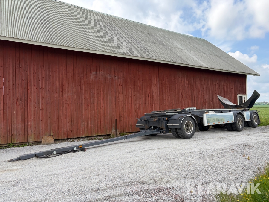 3-axlat växlarsläp OP höglunds OP-släpet LV med lång dragstång