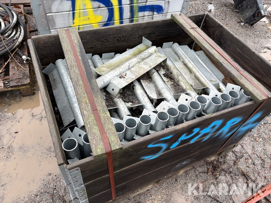 Galvaniserade stolpfästen