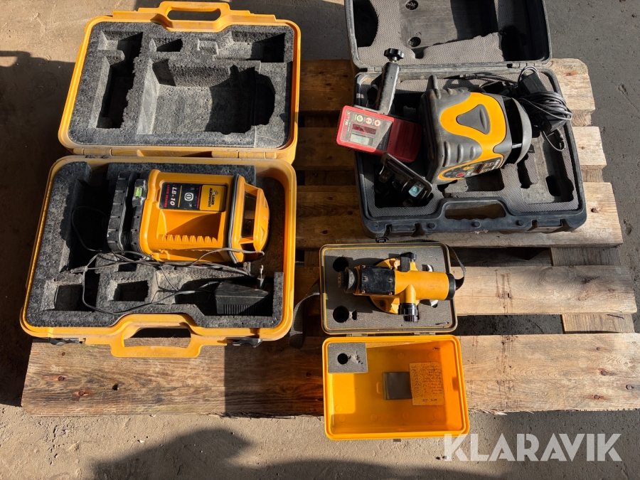 Lasrar och avvägningsinstrument