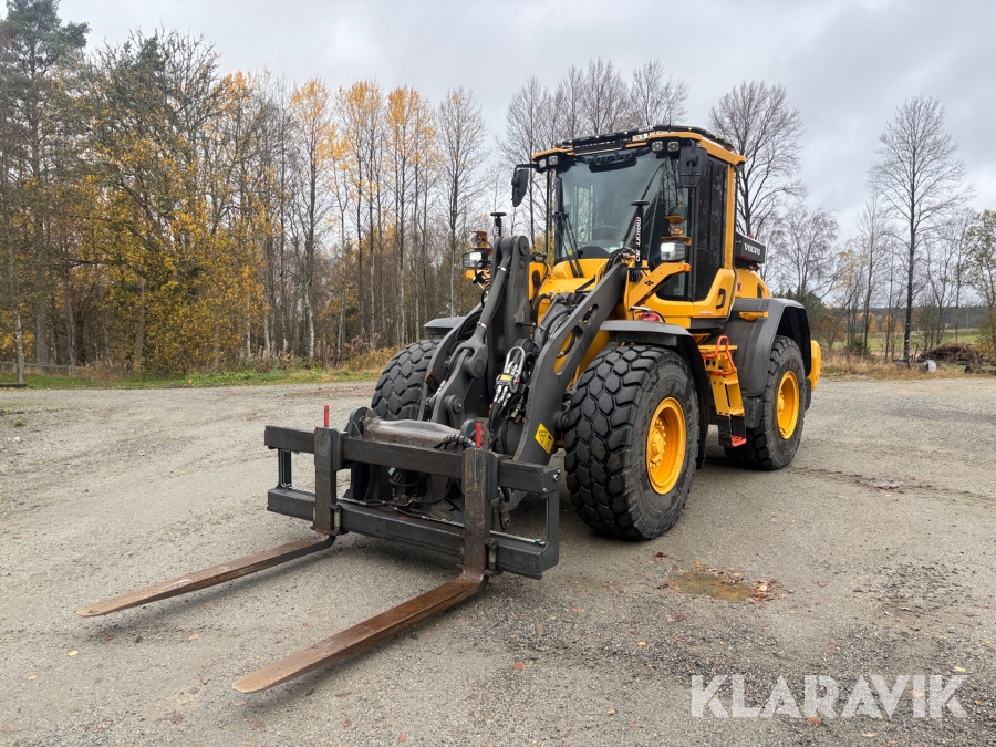 Hjullastare Volvo L90H med maskinstyrning