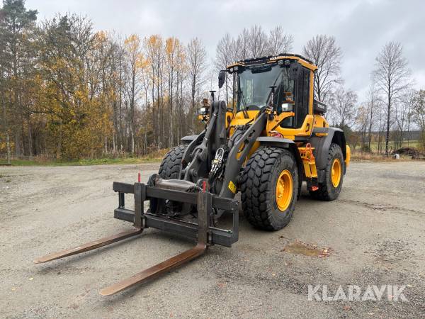Hjullastare Volvo L90H med maskinstyrning