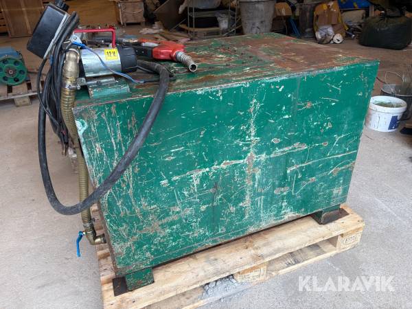 Dieseltank med pump 450L