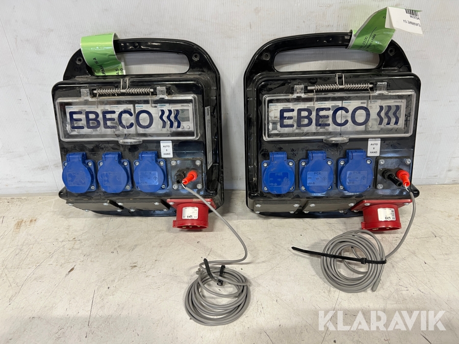 Pelarvärmare 16a Ebeco 360W4X4,5