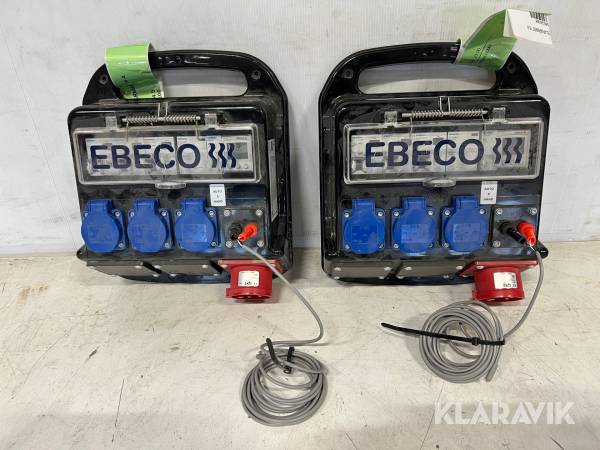 Pelarvärmare 16a Ebeco 360W4X4,5