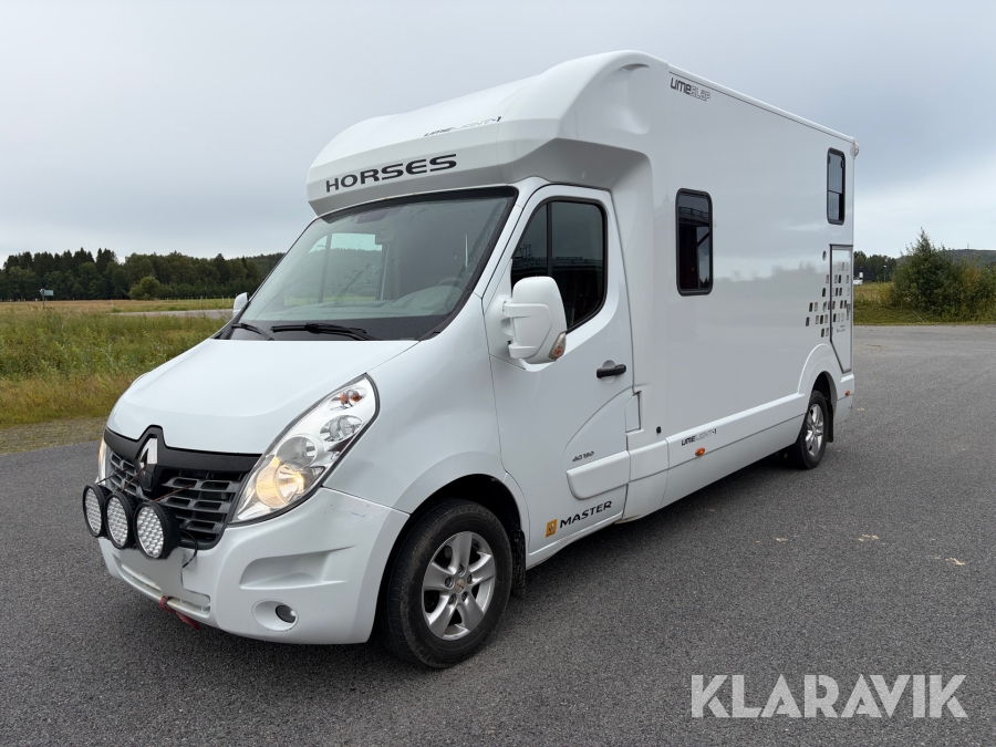 Hästtransport Renault Master dCi150