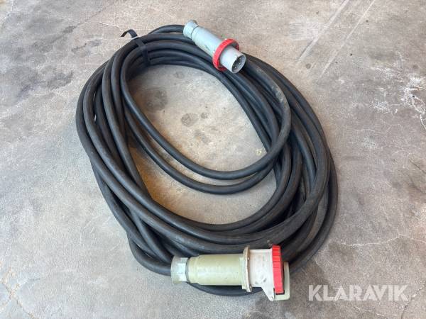 Skarvkabel/Motorkabel 3-Fas 125Amp