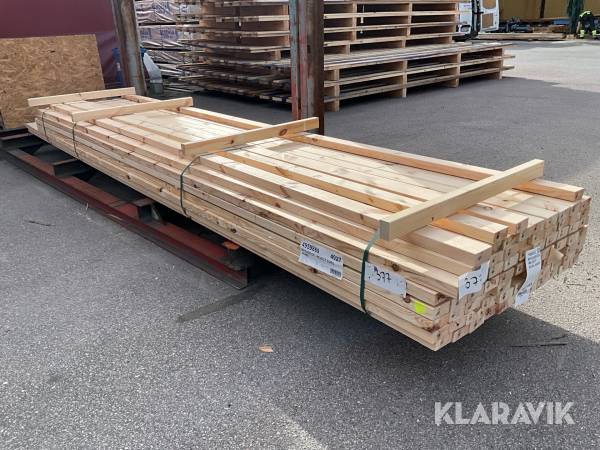 Virkespaket hyvlad regel 45x95