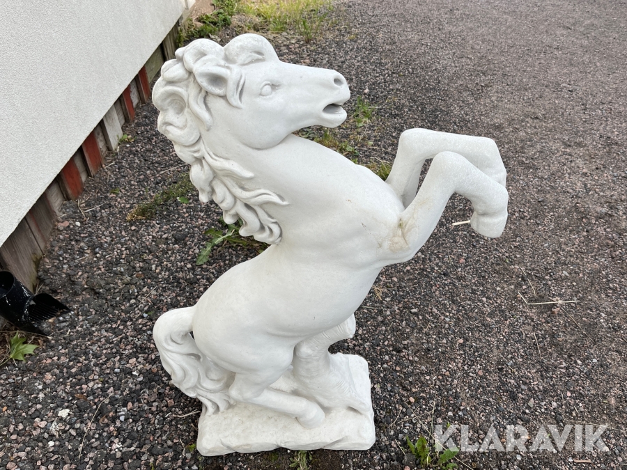 Prydnadshäst Betong 2 st