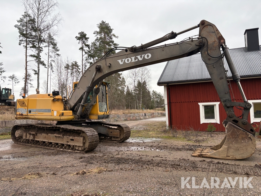 Grävmaskin Volvo EC280 med grävskopa