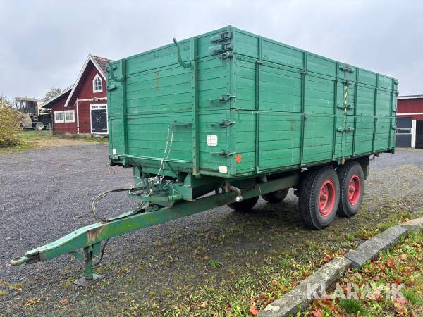 Tippvagn / spannmålsvagn 10ton bromsad