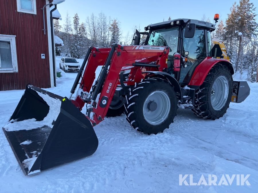 Traktor Massey Ferguson MF 5610 Dyna-4 med lastare & skopa