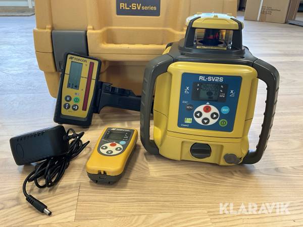 Tvåfallslaser Topcon RL-SV2S kalibrerad