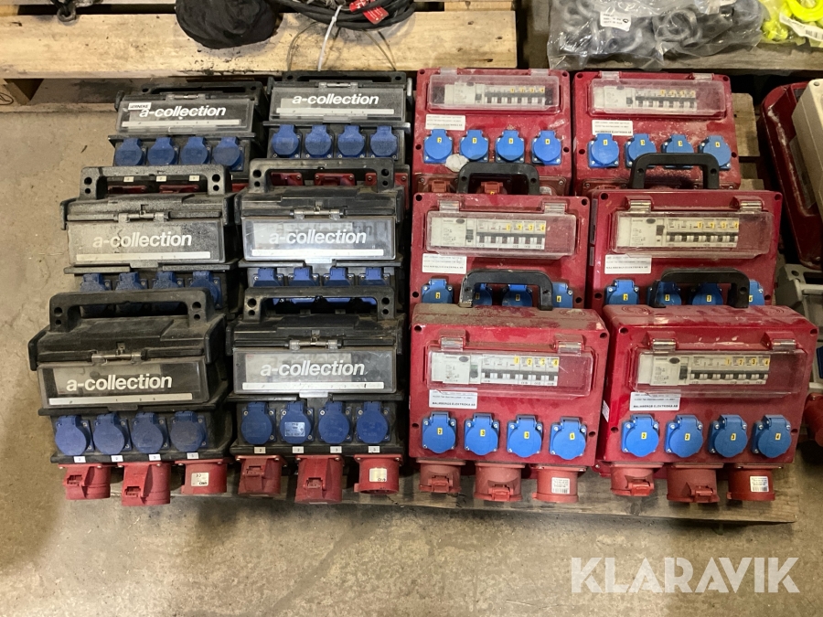 Byggcentraler Malmbergs, A-collection 16a & 32a 12st