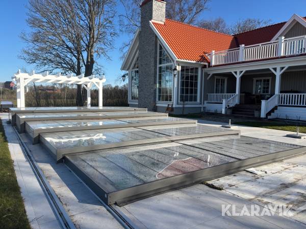 Pooltak Folkpool elstyrt 5x10 meter