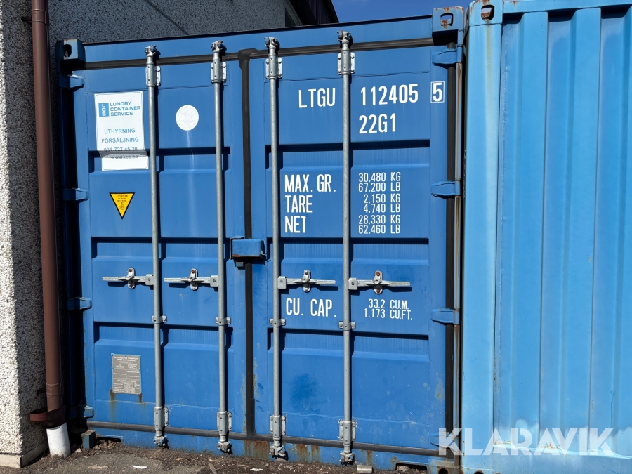 Container 20 fot isolerad