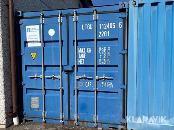 Container 20 fot isolerad