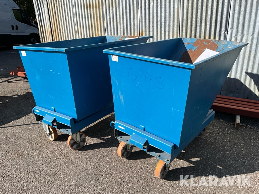 Tippcontainer AJ 600 Liter 2 st