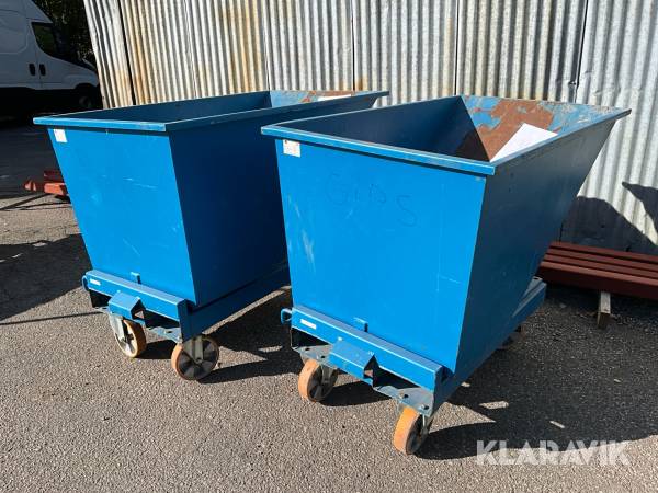 Tippcontainer AJ 600 Liter 2 st