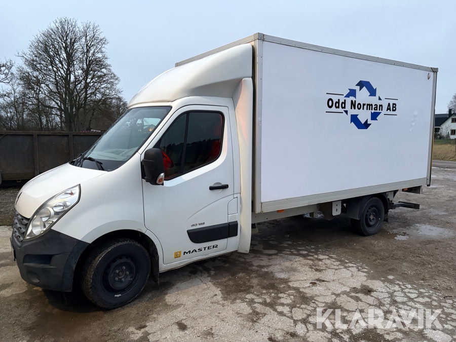 Skåpbil Renault Master med bakgavellyft