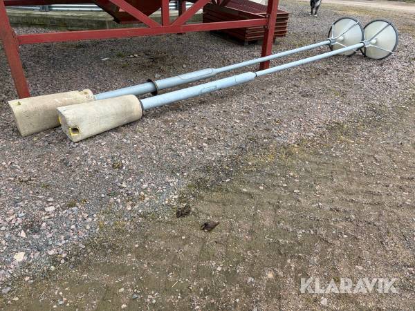 Lyckstolpar 2 st med fundament