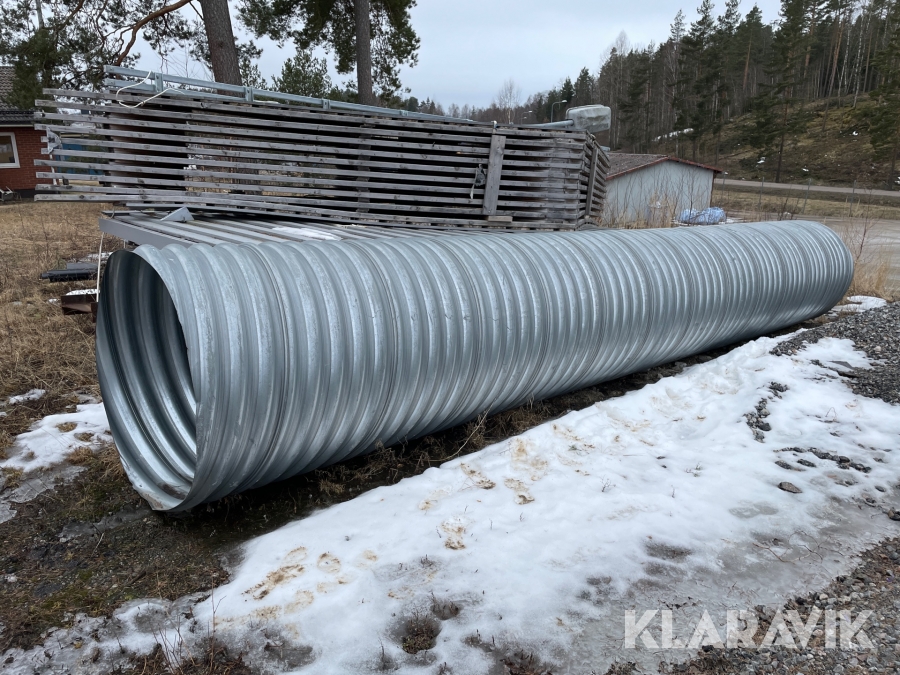Vägtrumma galvad