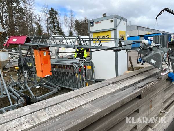 Belysningsmast på Hjul Ferex Conlight 12 meter