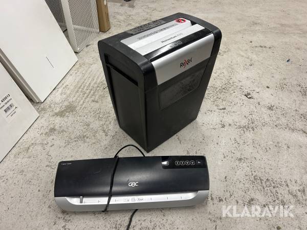 Lamineringsmaskin & dokumentförstörare Acco / Rexel Fusion 3000L A3 / Momentum X312