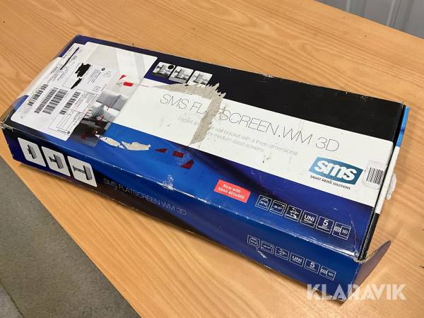 Väggfäste SMS SMS Flatscreen WM 3D till TV 26-37"