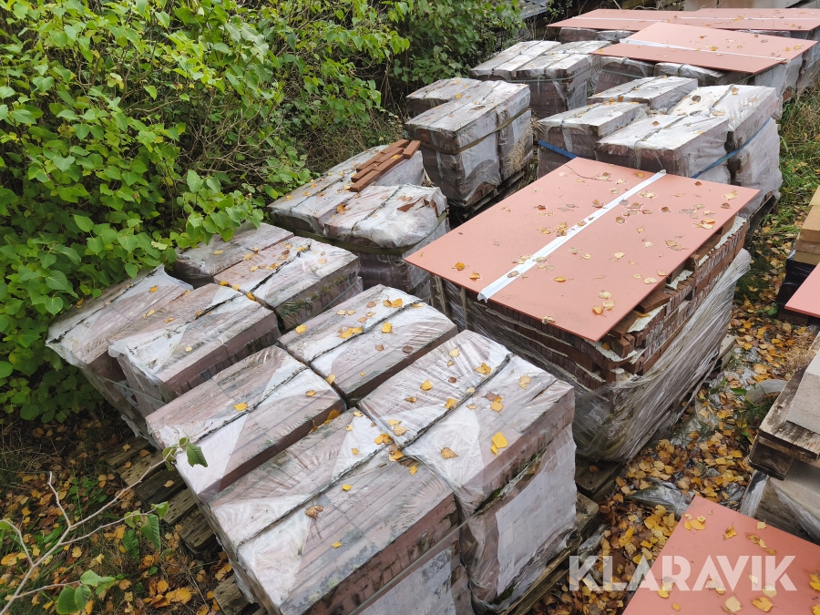 Tegelstenar Egersund Tegelmäster 10st pallar