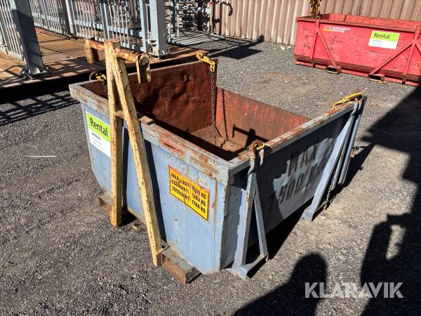 Materialbasker Starke Arvid kedjetömmande 2000kg