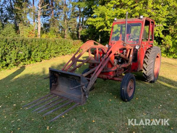 Veterantraktor Volvo BM 400 med lastare och grep