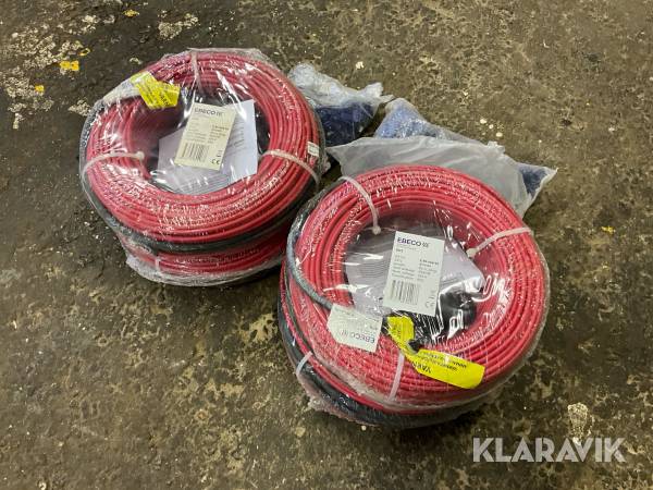 Värmekabel för ingjutning i betong Ebeco 4x85 meter 3500w