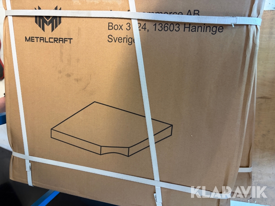 Parasollfotstyngd granit Metalkraft 4st
