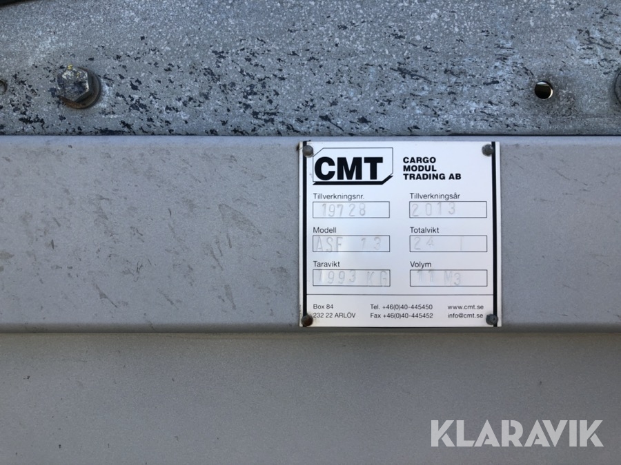 Asfaltsflak CMT ASF 13, Kramfors, Klaravik auktioner