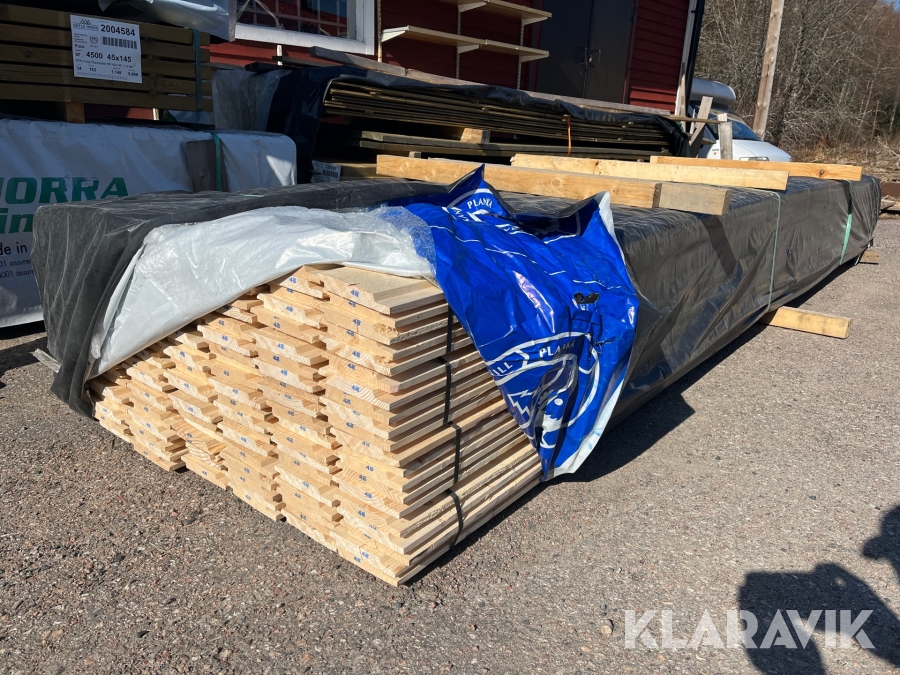 Mälarpanel 22x145 4,8m 140st ca  95kvm