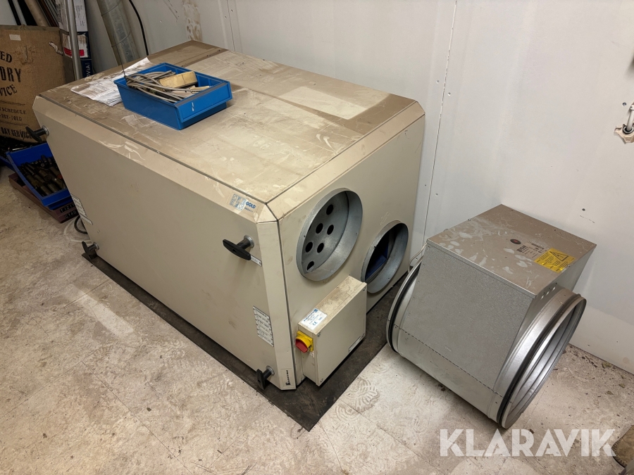 Ventilationsaggregat med värmeväxlare PM-Luft Gold 2-1-1