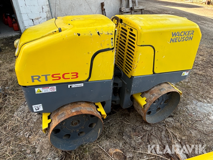 Vält Wacker Neuson RTSC3, Avesta, Klaravik auktioner
