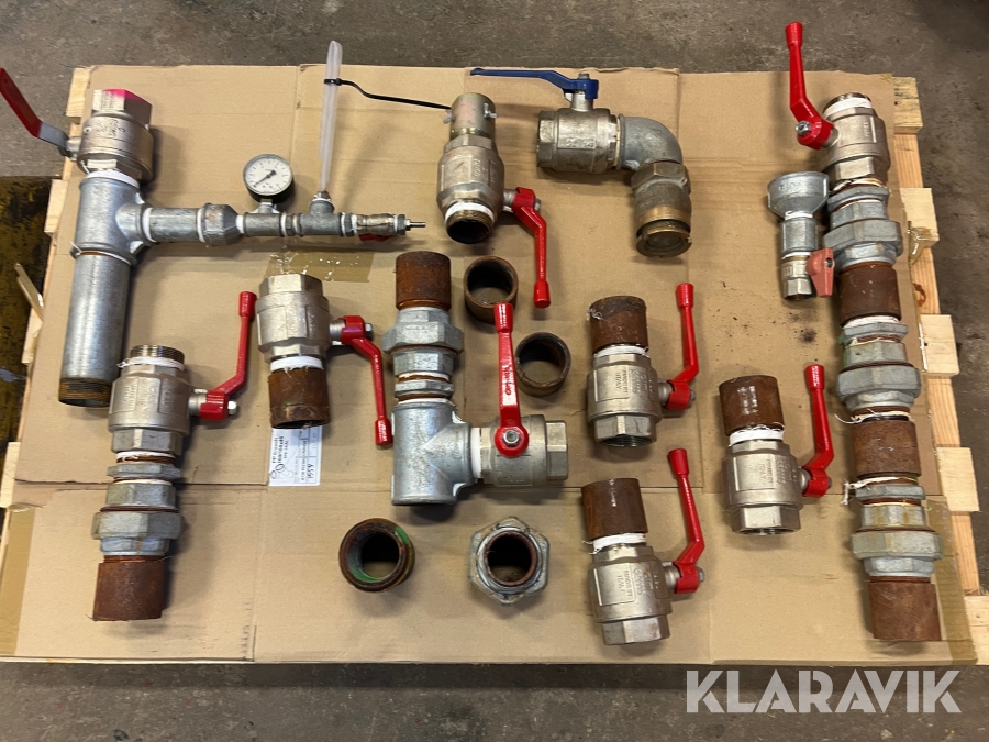 Kulventiler & rördelar