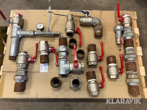 Kulventiler & rördelar