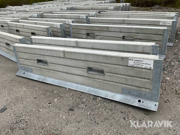 Betongbarriär Benders Roadblock 650 18st