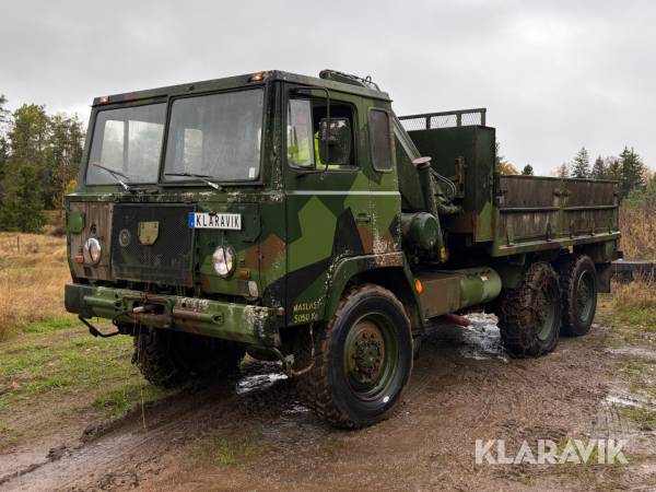 Lastbil Scania TGB 40 med vinsch och kran