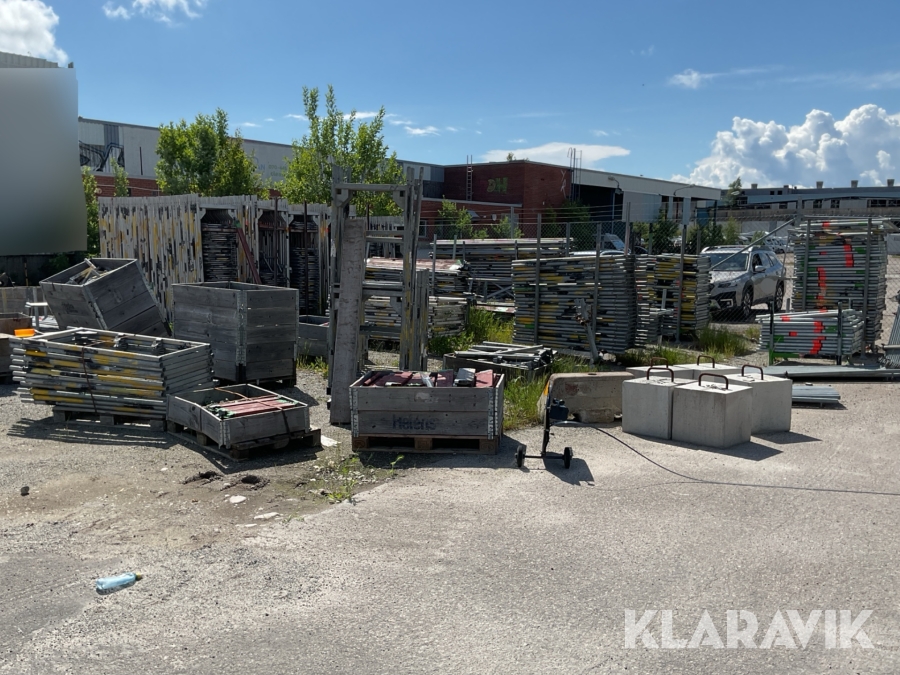 Parti med Ramställning aluminium