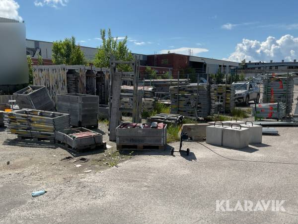 Parti med Ramställning aluminium