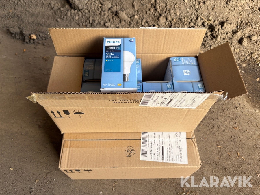 Parti med LED lampor Philips Core Pro 100 W A60,B22 30 st