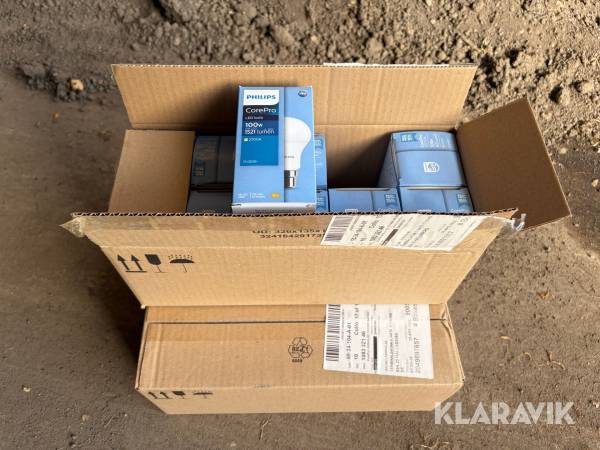 Parti med LED lampor Philips Core Pro 100 W A60,B22 30 st