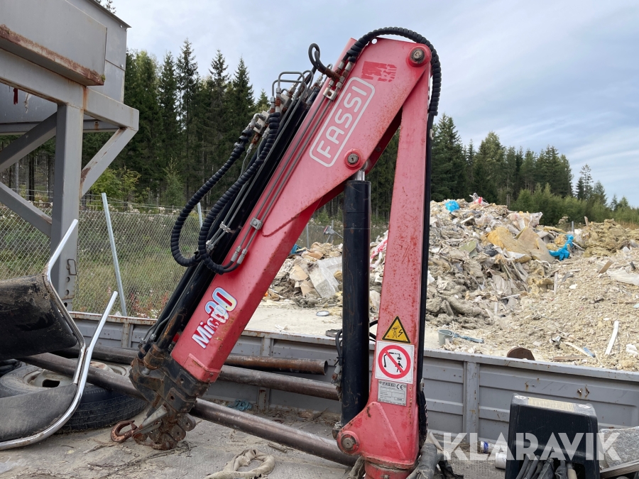 Mobilkran Fassi Micro M30 12V, Sundsvall, Klaravik auktioner